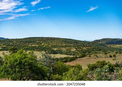 Landscape Shot, Farm And Nature Reserve Land In The Vredefort Dome, South Africa