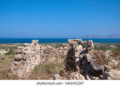 Landscape Shot Of An Old Shooting Range On The Island Kos In Greece