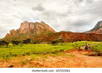 Landscape Shot In Tigray Province, Ethiopia, Africa