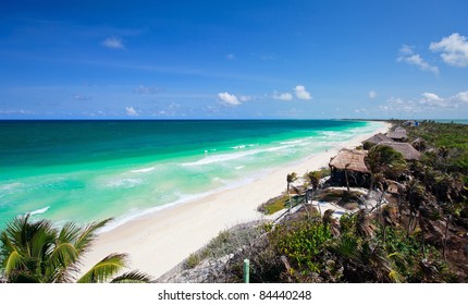 Landscape Of Sian Ka'an Biosphere Reserve In Mexico