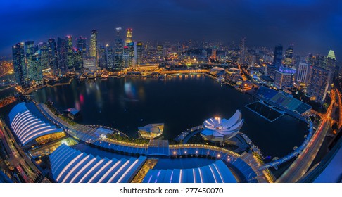 Landscape Of The Singapore Financial District