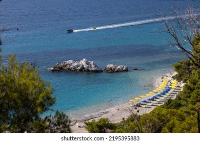 Landscape In Skopelos Island, Greece.