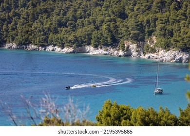 Landscape In Skopelos Island, Greece.