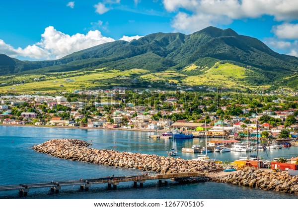 Landscape St Kitts Island Leeward Islands Stock Photo 1267705105 ...