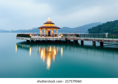 Landscape Of Sun Moon Lake In Taiwan