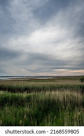 Landscape And Sunset At  Mariager Fjord