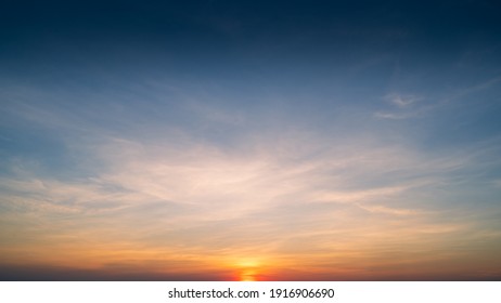 Landscape Sunset sky over the sea background,Nature concept  - Shutterstock ID 1916906690