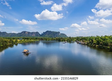 Landscape of Tad Kha Reservoir, Loei province,Thailand. - Shutterstock ID 2155146829