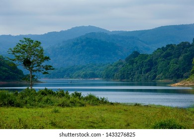 Landscape From Thekkady, Periyar Tiger Reserve And Periyar National Park.Kerala-state Of India