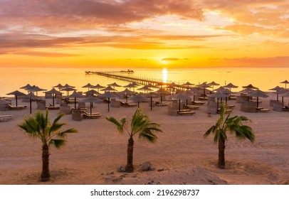 Landscape with three corners fayrouz beach resort at sunrise in Marsa Alam, Egypt - Shutterstock ID 2196298737