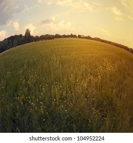 Landscape Through Fish Eye Lens