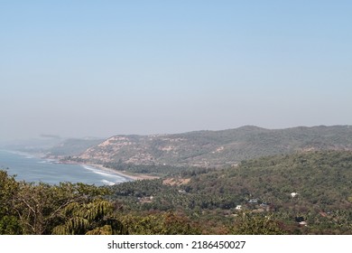 Landscape Top View. Goa. Arabian Sea. India