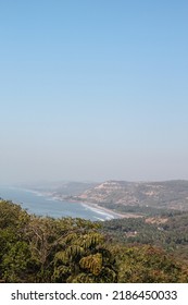 Landscape Top View. Goa. Arabian Sea. India