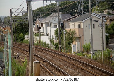 Landscape with tracks