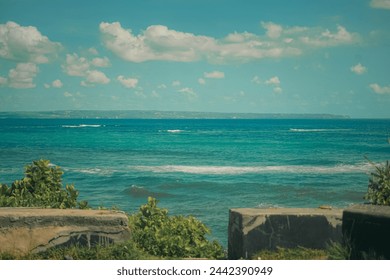 A landscape view of beach