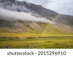 Landscape view of Gates of the Arctic National Park (Alaska), the least visited national park in the United States.