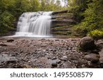 Landscape View of the Main Cascade of Pixley Falls