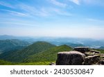 Landscape view of Mount Mudeungsan, in Gwangju, South Korea.