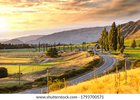 Similar – Image, Stock Photo sundowner Nature Landscape