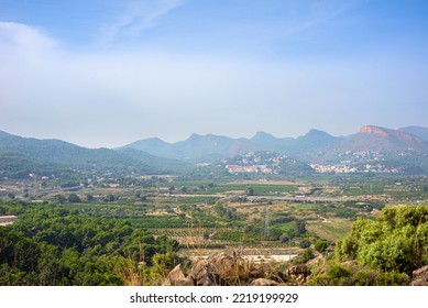 landscape view of a nature park with mountains - Shutterstock ID 2219199929