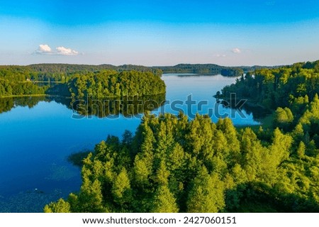 Landscape view of P haj rv lake in Estonia