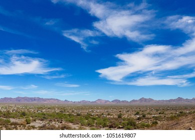 Landscape View In Quartzite Arizona.