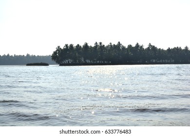 Landscape View Of Sarasvati River In Udapi