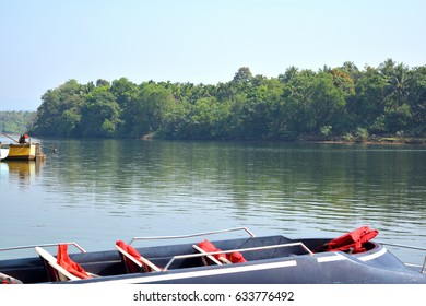 Landscape View Of Sarasvati River In Udapi