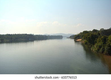 Landscape View Of Sarasvati River In Udapi