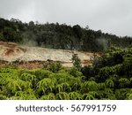 Landscape view of Sulphur Banks in Hawaii.