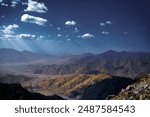 Landscape view of Taif Mountains	