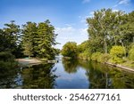 Landscape view of the Toronto Islands.