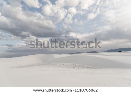 Similar – Sahara sand on the last rest of snow