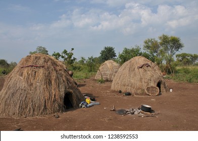 Landscape Of The Village Of Hamar Tribe, Turmi