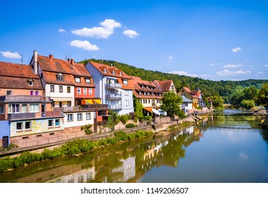 Landscape  of Wertheim am Main, Germany.