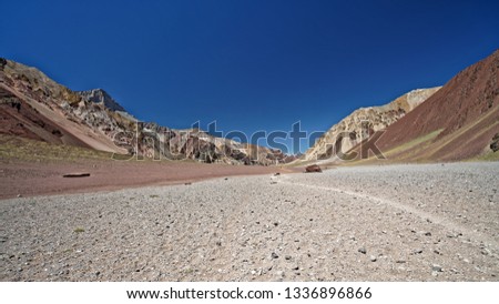 Similar – Aconcagua Trekking Hiking