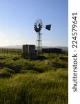 Landscape with windmill