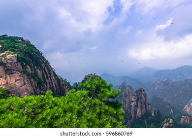 Landscape of the Yellow Mountains, China