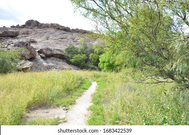 Landscapes And Franklin Mountains In El Paso Texas