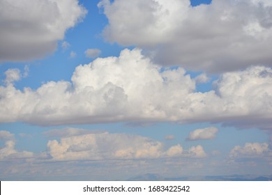 Landscapes And Franklin Mountains In El Paso Texas