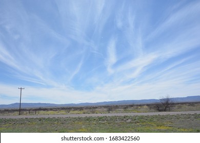 Landscapes And Franklin Mountains In El Paso Texas