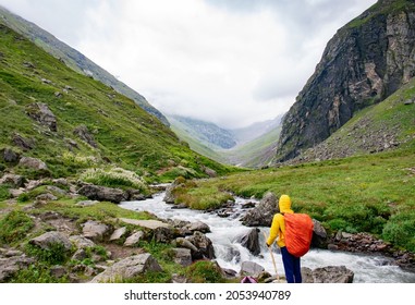 Landscapes of Hampta Pass Trek, Himachal Pradesh, India. - Shutterstock ID 2053940789