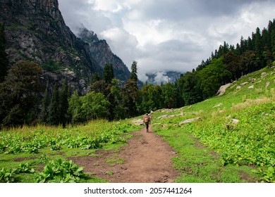 Landscapes of Hampta Pass Trek, Himachal Pradesh, India. - Shutterstock ID 2057441264