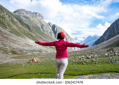 Landscapes of Hampta Pass Trek, Himachal Pradesh, India.