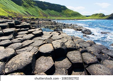 Landscapes of Northern Ireland. Giant's Causeway - Shutterstock ID 1083302702