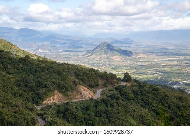 Landscapes On The Road From Phan Rang To Dalat, The Southern Parts Of The Central Highlands Region, Vietnam.