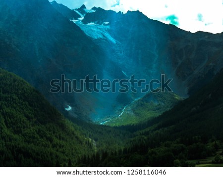 Similar – Image, Stock Photo Mountain panorama in South Tyrol