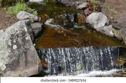 Landscaping Water Feature Frozen In Time