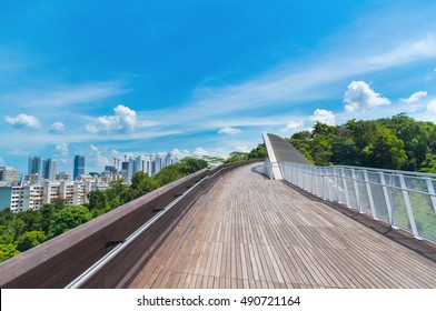 Landsccape View Of Henderson Wave Bridge, Singapore