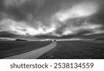 Landschaft mit vielen Wolken im Sauerland